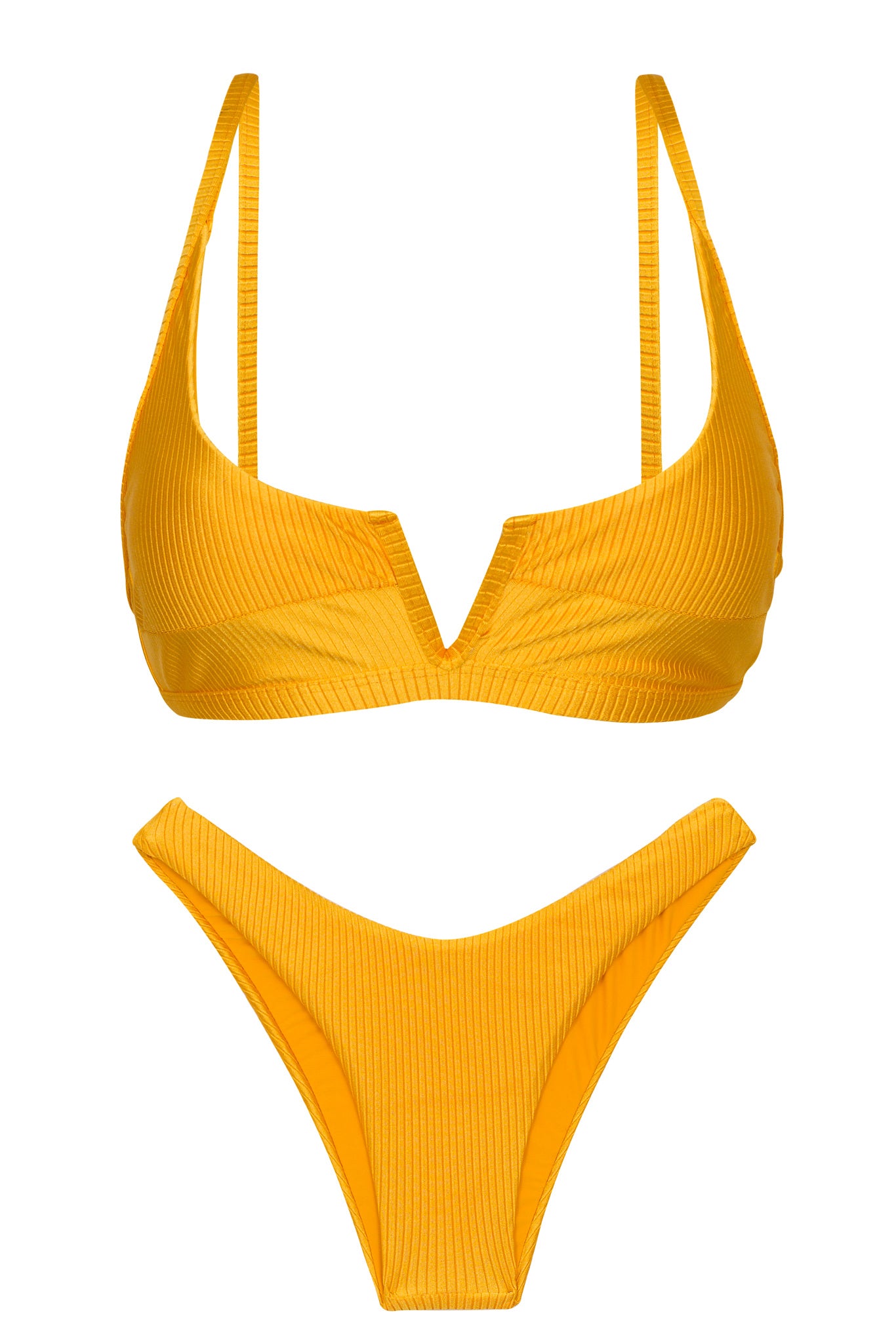 Product Front: Rio De Sol Ensemble Set Eden-Pequi Bra-V High-Leg