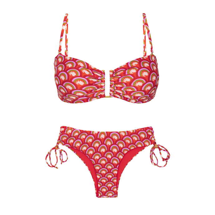 Product Front: Rio De Sol Ensemble Set Floral-Scales Sara Lola