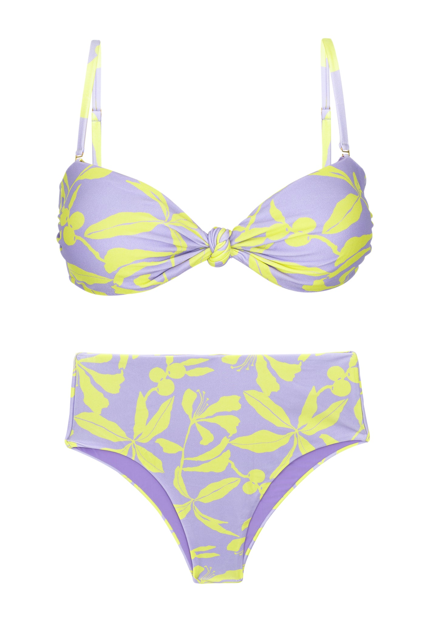 Product Front: Rio De Sol Ensemble Set Glow Bandeau-Joy Hotpants