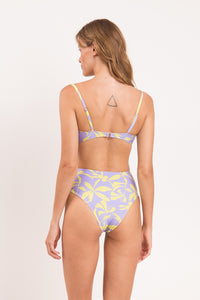 Model Back: Rio De Sol Ensemble Set Glow Bandeau-Joy Hotpants