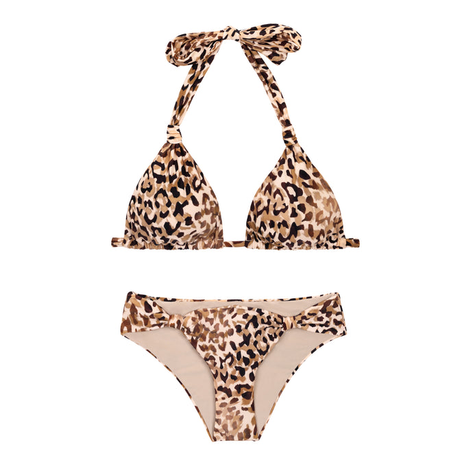 Product Front: Rio De Sol Ensemble Set Leopard Mel