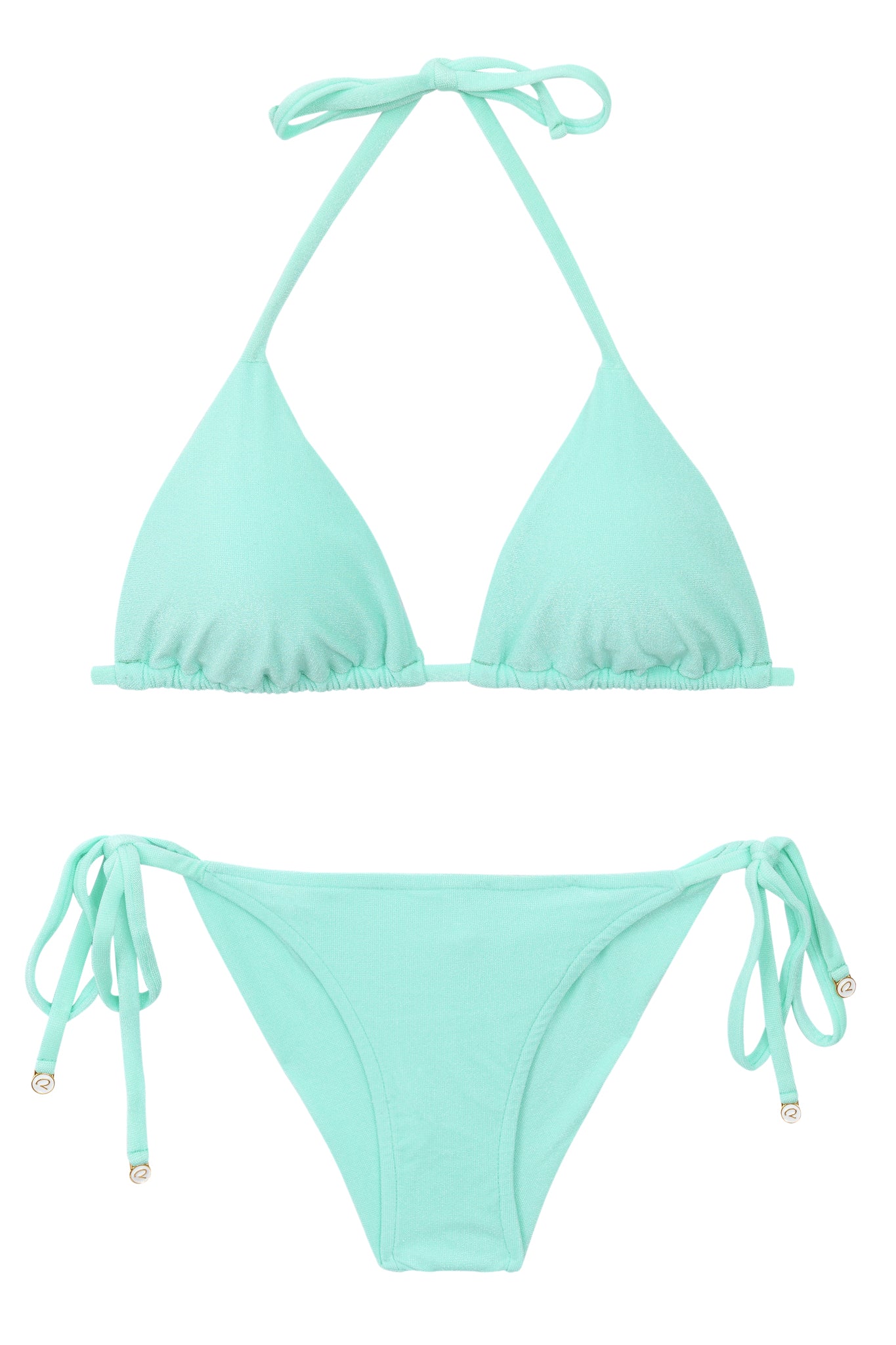 Product Front: Rio De Sol Ensemble Set Malibu-Menta Tri-Inv Cheeky-Tie