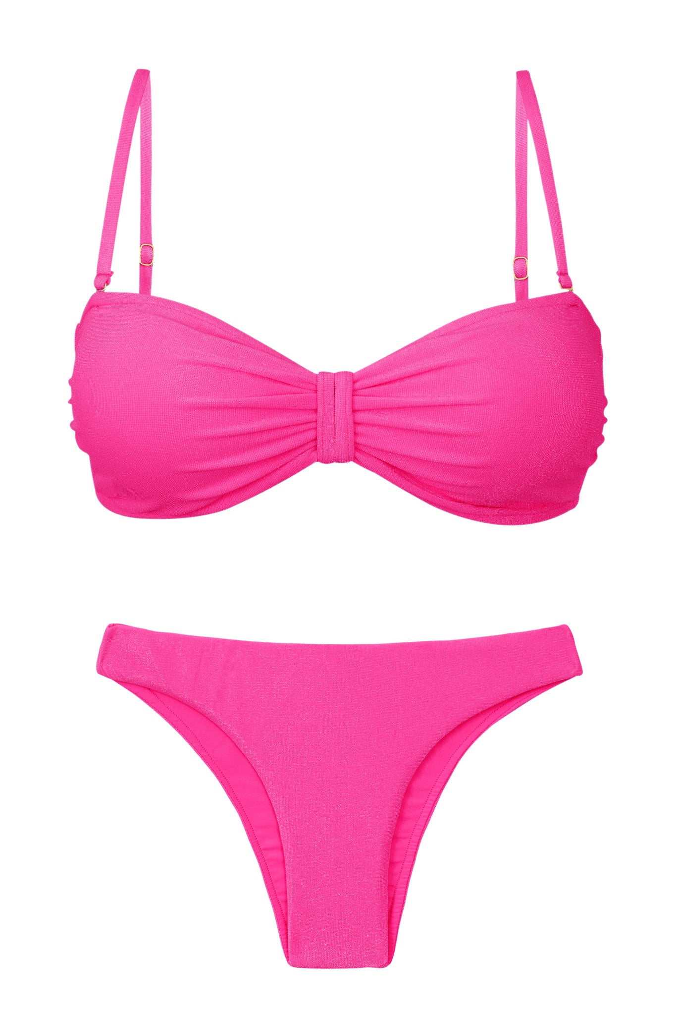 Product Front: Rio De Sol Ensemble Set Malibu-Rosa Bandeau-Duo Essential
