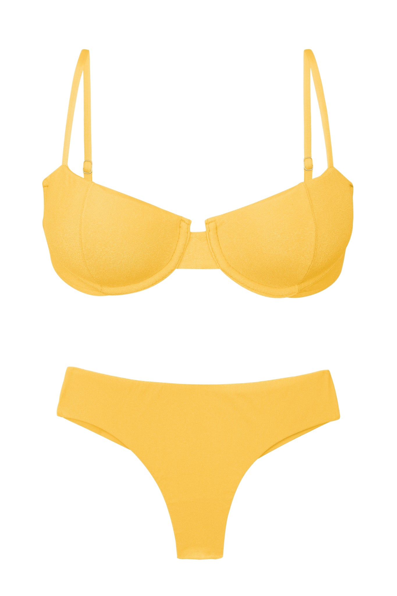 Product Front: Rio De Sol Ensemble Set Malibu-Yellow Balconet Ciao