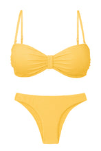 Charger l&#39;image dans la galerie, Product Front: Rio De Sol Ensemble Set Malibu-Yellow Bandeau-Duo Essential
