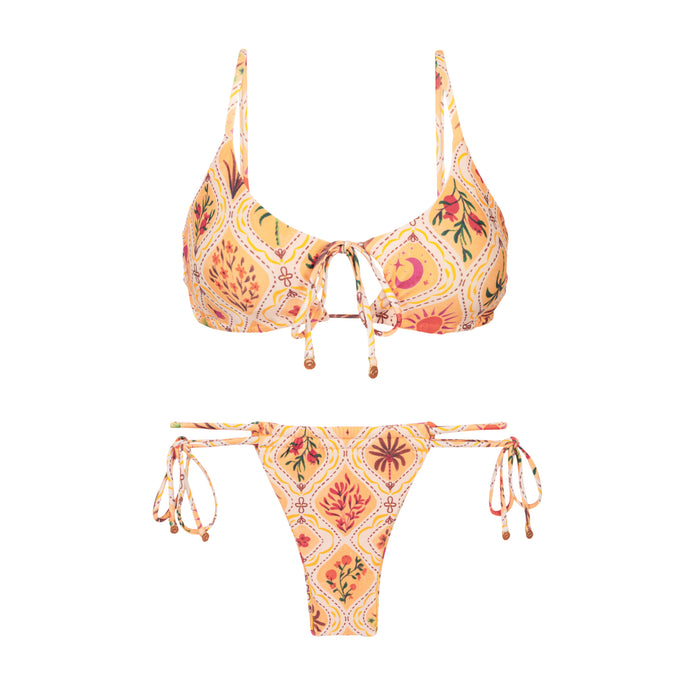 Product Front: Rio De Sol Ensemble Set Mosaico Tank-Tie Pipa