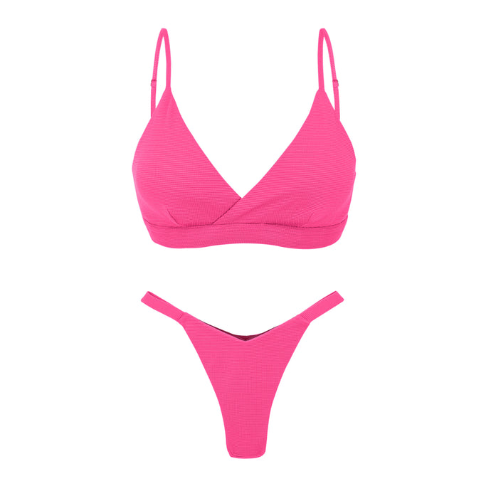 Product Front: Rio De Sol Ensemble Set Mtx-Ultrapink Paola Kiara