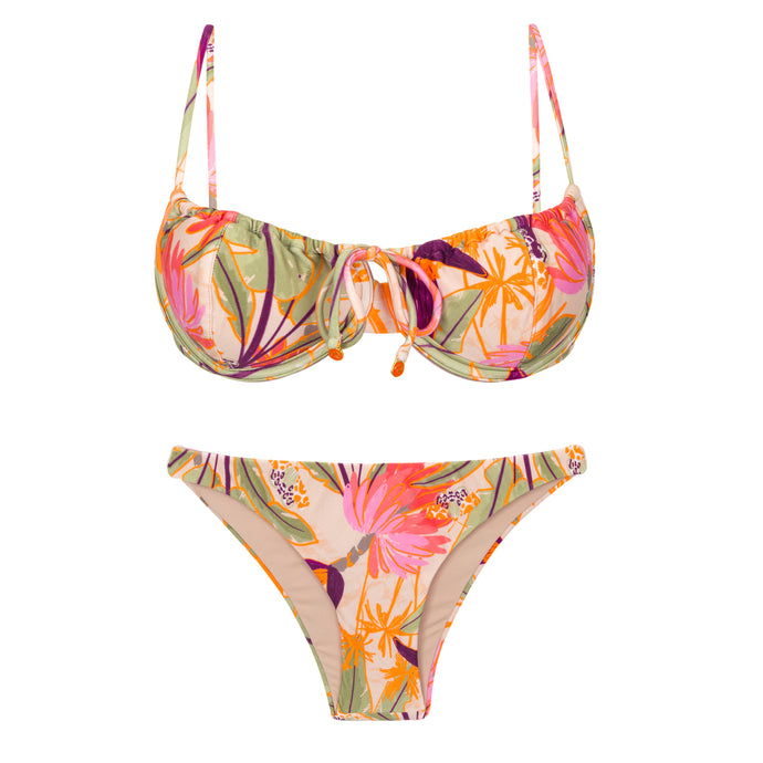 Product Front: Rio De Sol Ensemble Set Oasis Balconet-Tie Leblon