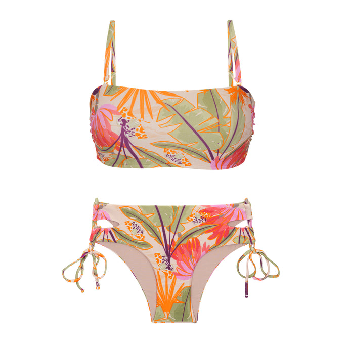 Product Front: Rio De Sol Ensemble Set Oasis Bandeau-Reto Madrid