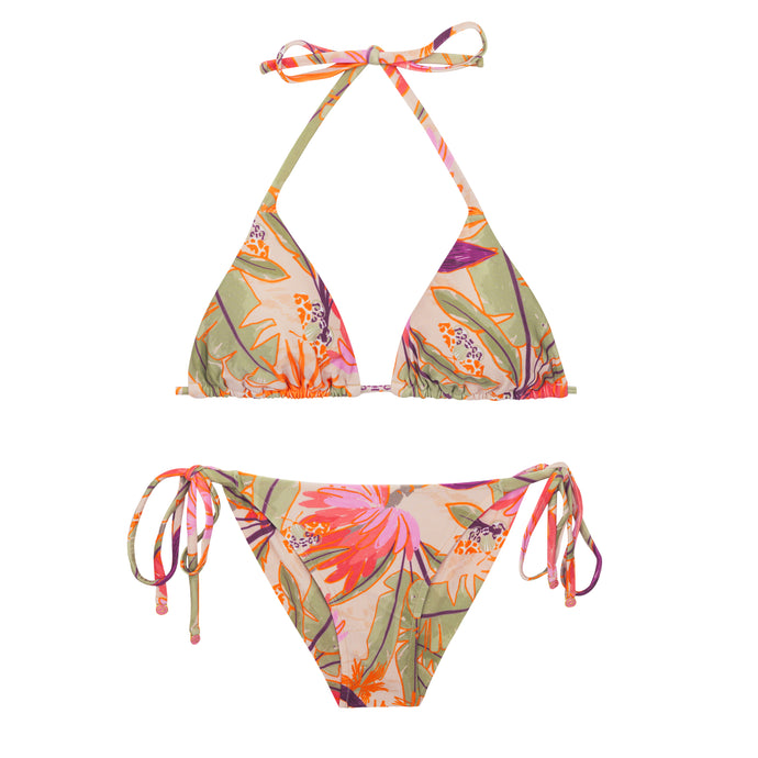 Product Front: Rio De Sol Ensemble Set Oasis Tri-Inv Cheeky-Tie