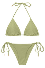 Charger l&#39;image dans la galerie, Product Front: Rio De Sol Ensemble Set Oliva Tri-Inv Cheeky-Tie
