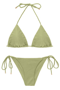 Product Front: Rio De Sol Ensemble Set Oliva Tri-Inv Cheeky-Tie