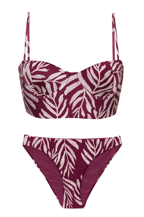 Product Front: Rio De Sol Ensemble Set Palms-Vine Balconet-Anna Comfy