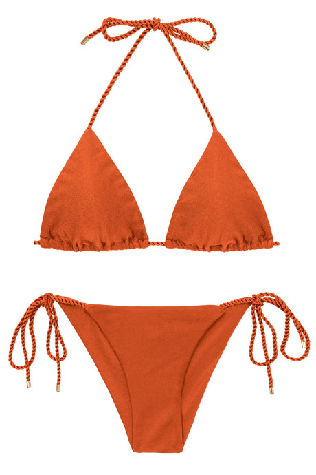Product Front: Rio De Sol Ensemble Set Paprica Tri-Rope Cheeky-Rope