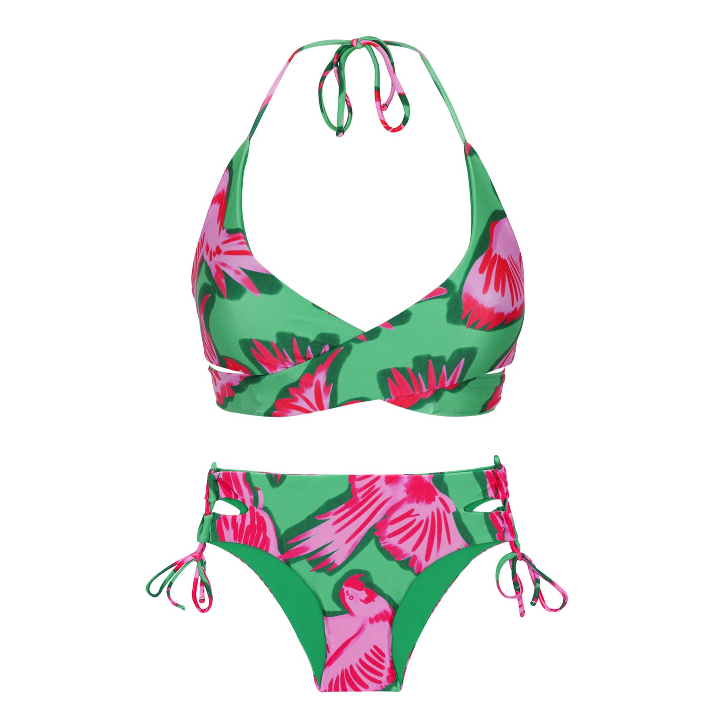 Product Front: Rio De Sol Ensemble Set Parrots Kate Madrid