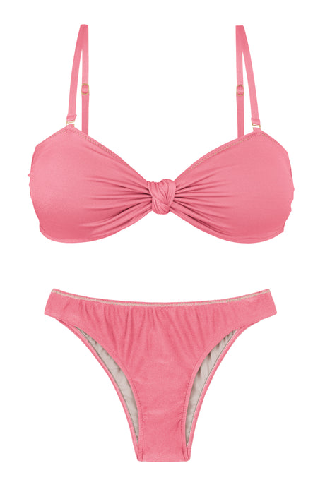 Product Front: Rio De Sol Ensemble Set Shimmer-Confetti Bandeau-Joy Essential