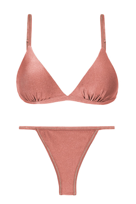 Product Front: Rio De Sol Ensemble Set Shimmer-Copper Tri-Fixo California
