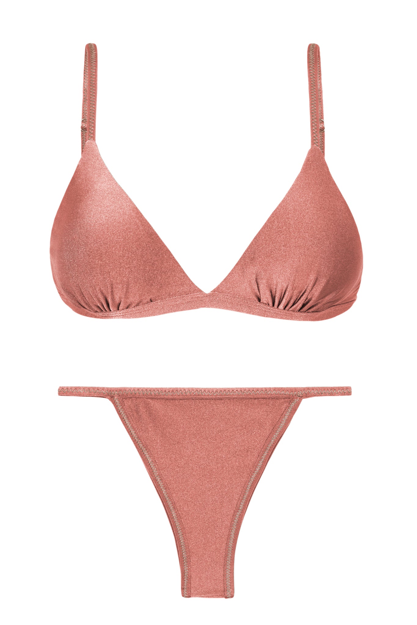 Product Front: Rio De Sol Ensemble Set Shimmer-Copper Tri-Fixo California