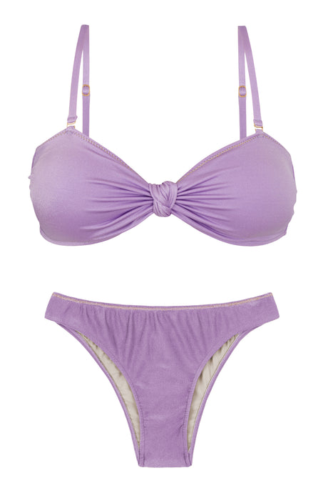 Product Front: Rio De Sol Ensemble Set Shimmer-Harmonia Bandeau-Joy Essential