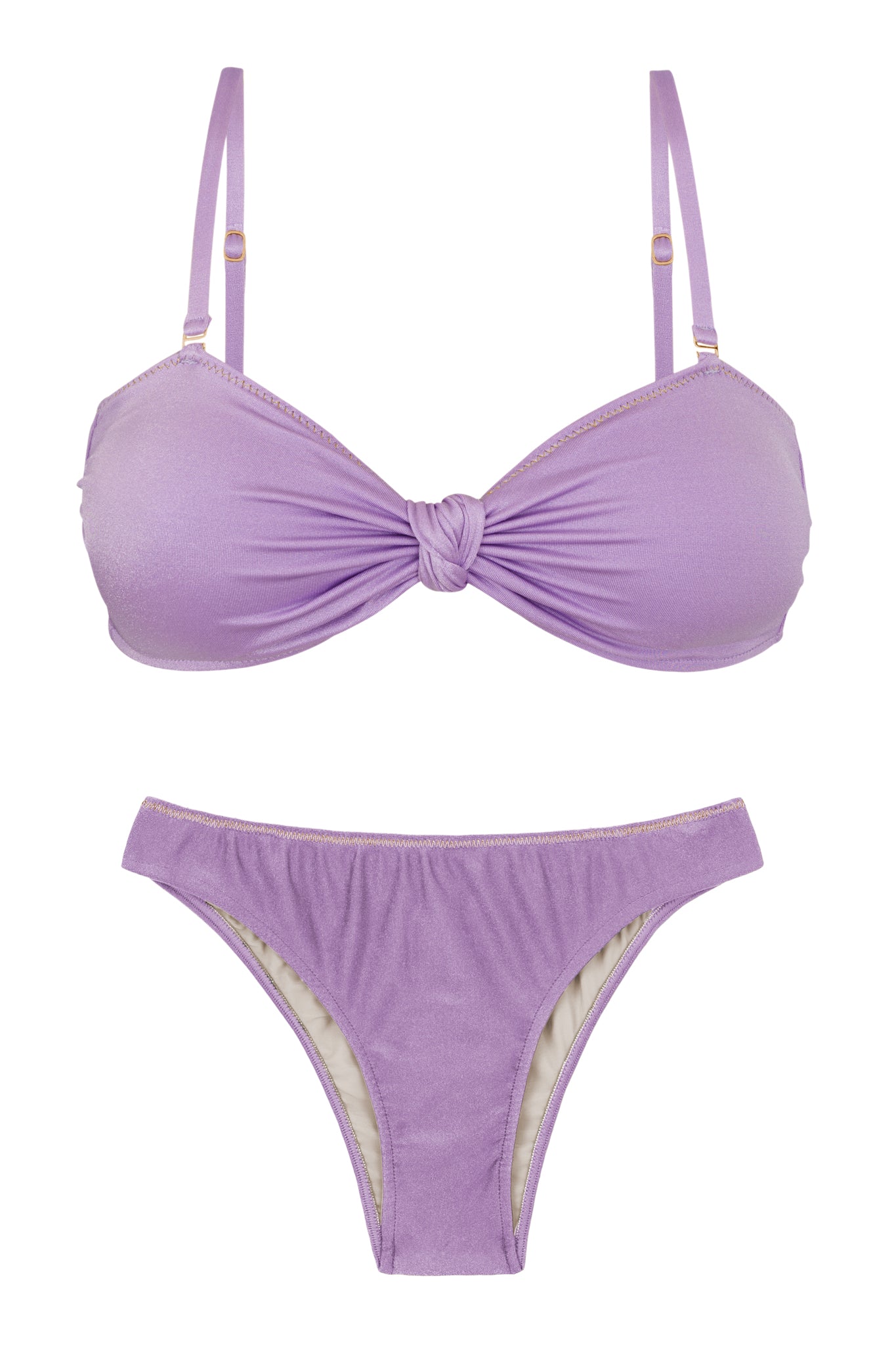 Product Front: Rio De Sol Ensemble Set Shimmer-Harmonia Bandeau-Joy Essential