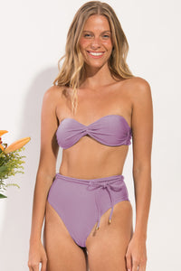 Gallery: Rio De Sol Ensemble Set Shimmer-Harmonia Twist Belted-High-Waist