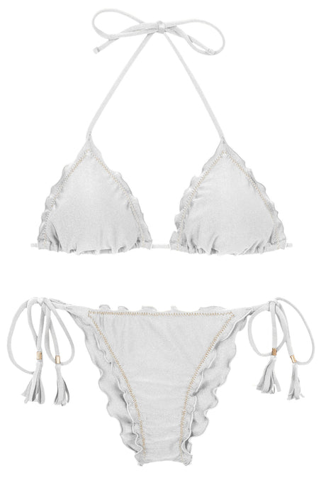 Product Front: Rio De Sol Ensemble Set Shimmer-White Frufru
