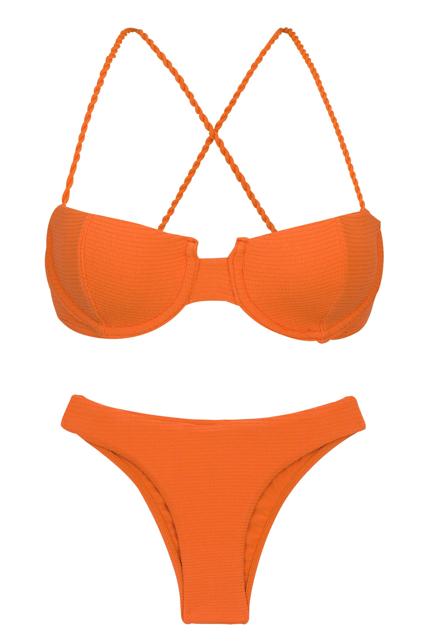 Product Front: Rio De Sol Ensemble Set St-Tpz-Tangerina Balconet Essential