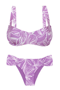 Product Front: Rio De Sol Ensemble Set Trail-Purple Amelia Baobi