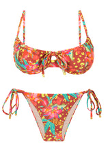 Charger l&#39;image dans la galerie, Product Front: Rio De Sol Ensemble Set Tropics Balconet-Tie Lacinho
