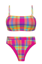 Charger l&#39;image dans la galerie, Product Front: Rio De Sol Ensemble Set Tulip-Garden Bandeau-Reto Hotpant-Cos
