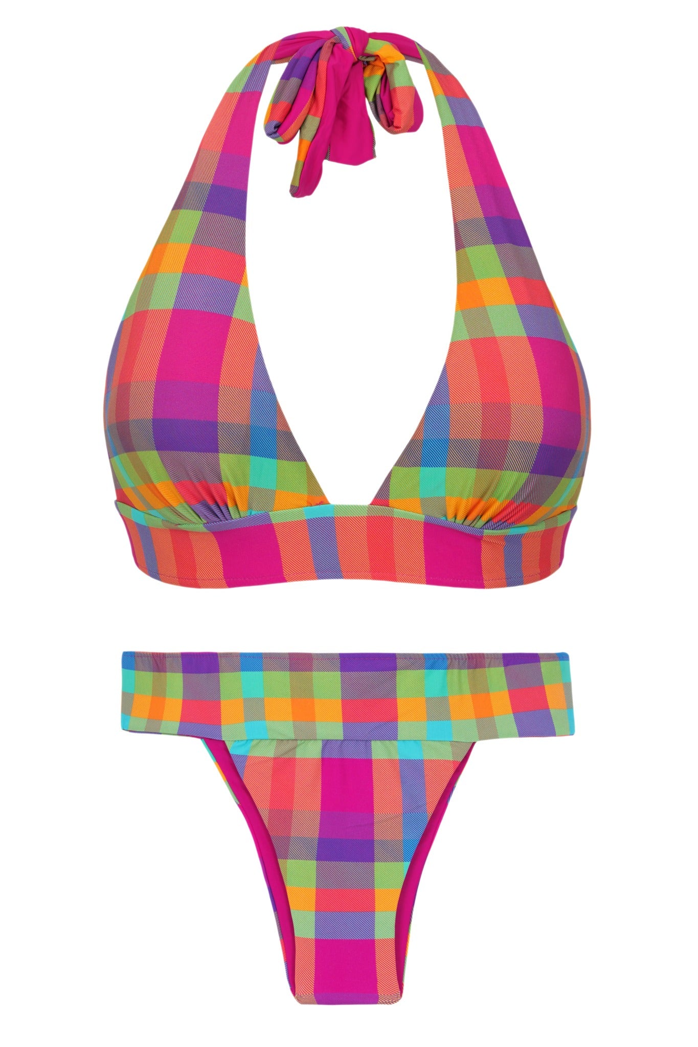 Product Front: Rio De Sol Ensemble Set Tulip-Garden Halter-Cos Rio-Cos