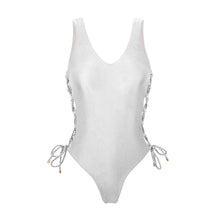 Charger l&#39;image dans la galerie, Product Front: Rio De Sol Une Pièce Shimmer-White Zoe
