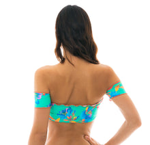Charger l&#39;image dans la galerie, Image 06: Rio De Sol Haut Top Acqua Flora Off Shoulder
