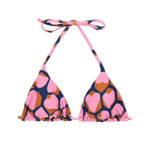 Product Front: Rio De Sol Haut Top Amore-Pink Tri-Inv