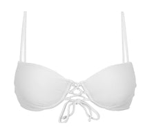 Charger l&#39;image dans la galerie, Product Front: Rio De Sol Haut Top Cotele-Branco Balconet-Pushup
