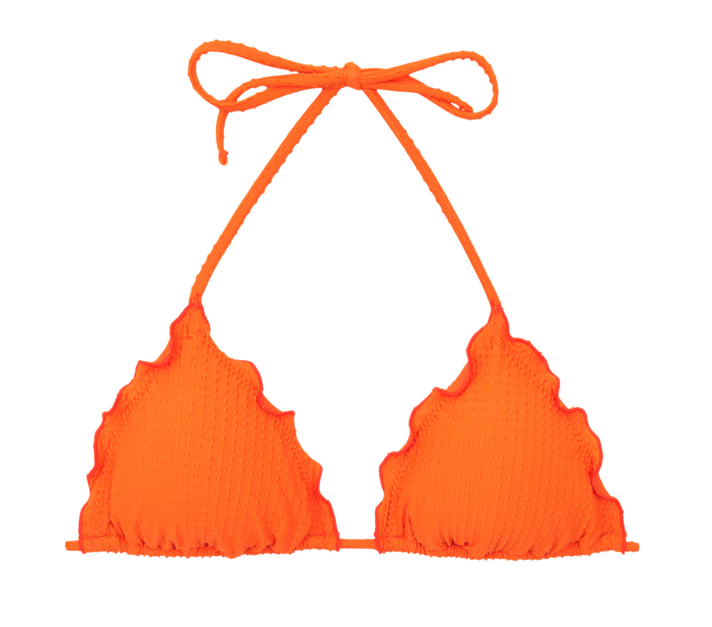 Product Front: Rio De Sol Haut Top Dots-Orange Frufru