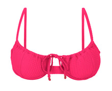 Charger l&#39;image dans la galerie, Product Front: Rio De Sol Haut Top Dots-Virtual-Pink Balconet-Tie
