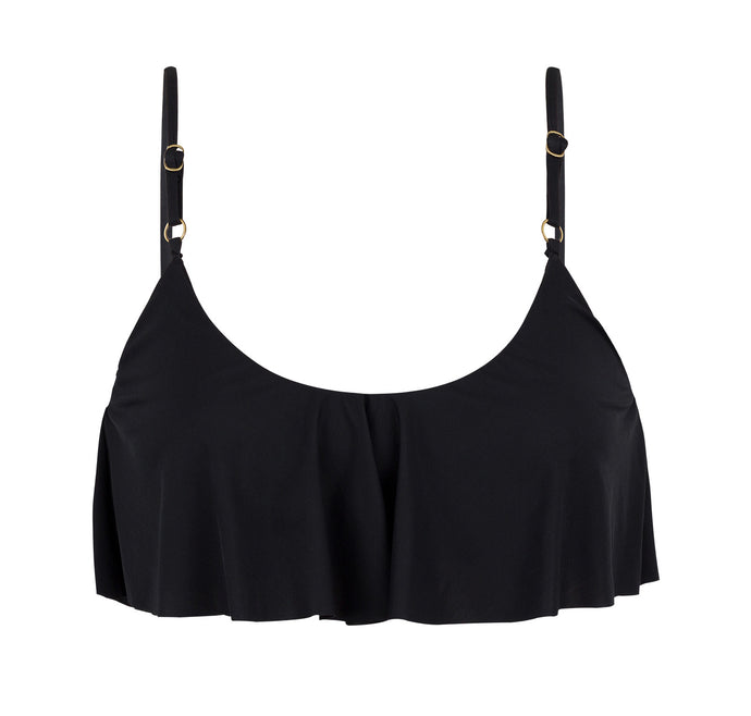 Product Front: Rio De Sol Haut Top Leopardo Black Babado