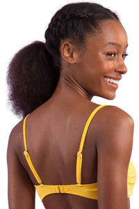 Image 07: Rio De Sol Haut Top Malibu-Yellow Bandeau-Duo