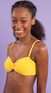 Image 08: Rio De Sol Haut Top Malibu-Yellow Bandeau-Duo