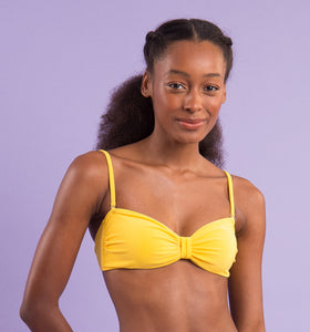 Image 09: Rio De Sol Haut Top Malibu-Yellow Bandeau-Duo