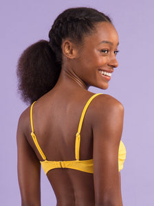 Image 11: Rio De Sol Haut Top Malibu-Yellow Bandeau-Duo
