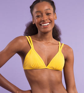 Image 08: Rio De Sol Haut Top Malibu-Yellow Tri-Duo