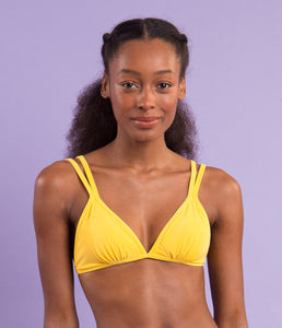 Image 11: Rio De Sol Haut Top Malibu-Yellow Tri-Duo