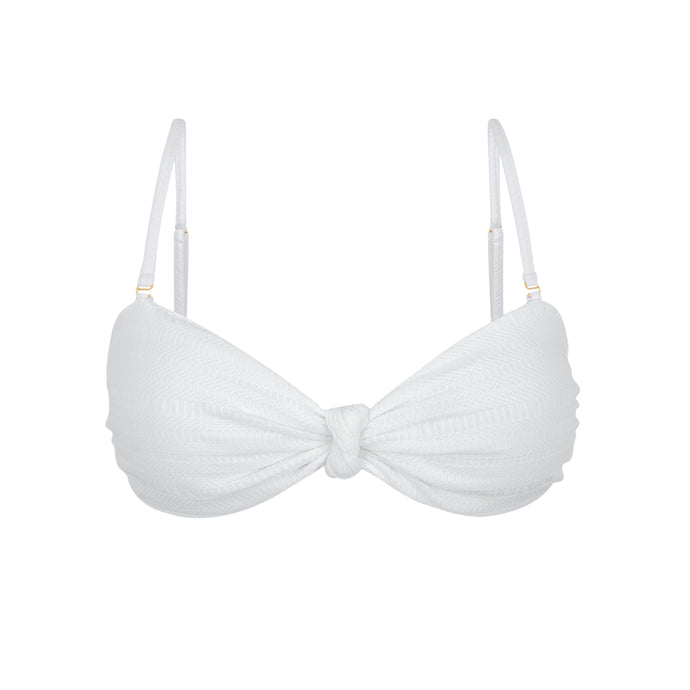 Product Front: Rio De Sol Haut Top Memphis-White Bandeau-Joy