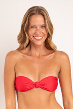 Charger l&#39;image dans la galerie, Gallery: Rio De Sol Haut Top Microfibra-Chic-Red Bandeau-Joy
