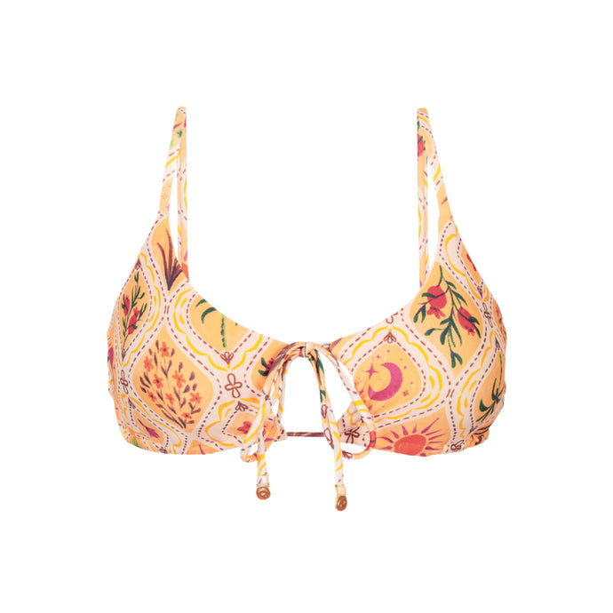 Product Front: Rio De Sol Haut Top Mosaico Tank-Tie