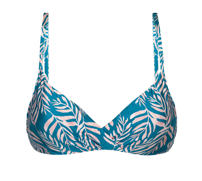 Product Front: Rio De Sol Haut Top Palms-Blue Balconet-Inv