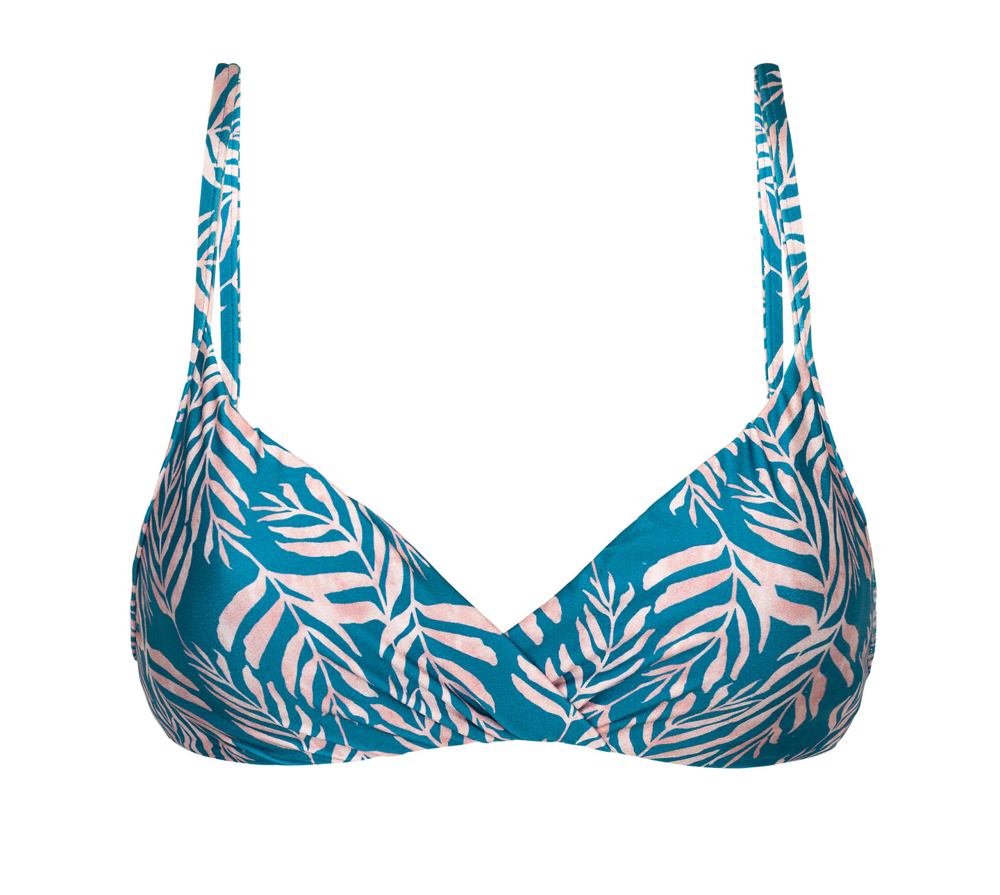 Product Front: Rio De Sol Haut Top Palms-Blue Balconet-Inv