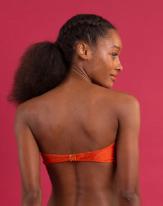 Image 08: Rio De Sol Haut Top Paprica Bandeau-Joy